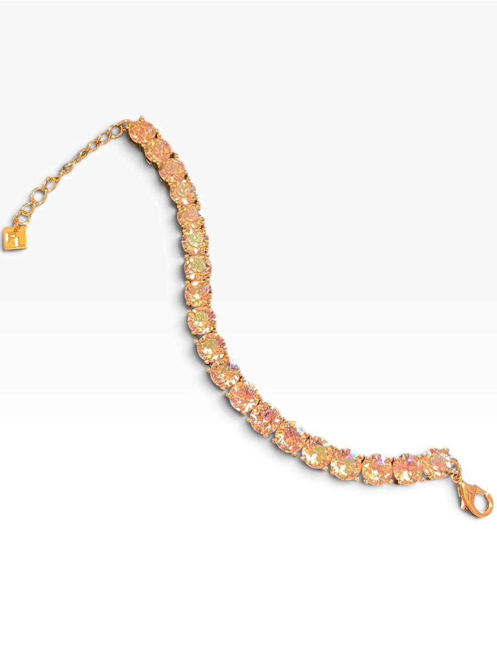 Park Lane Impression “Gold” Rainbow Prism Crystal Bracelet